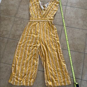 Striped Yellow Jumpsuit
